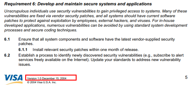 PCI-DSSv1